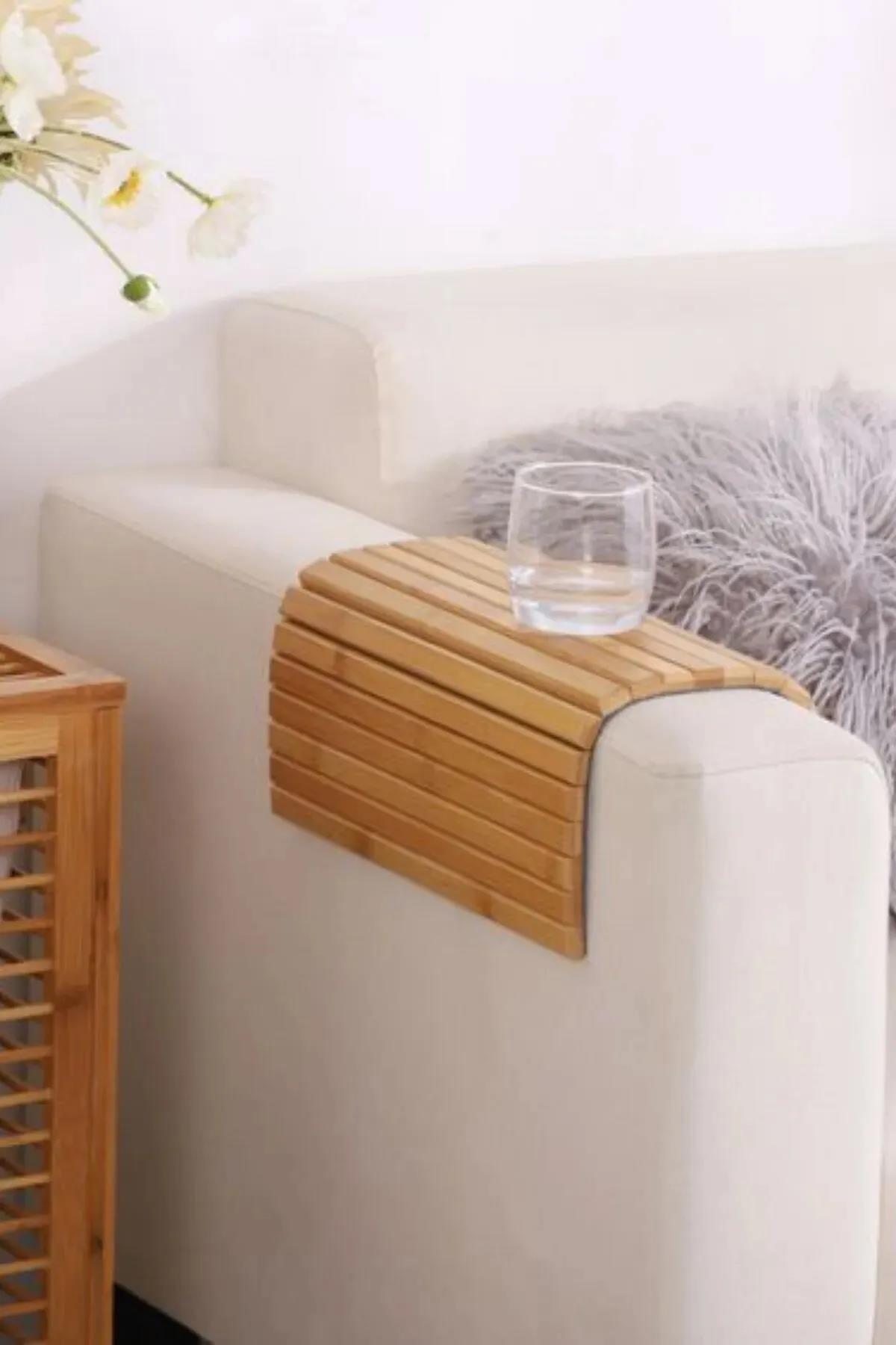 Mien 32x45 cm Bambu Katlanır Kolçak Matı