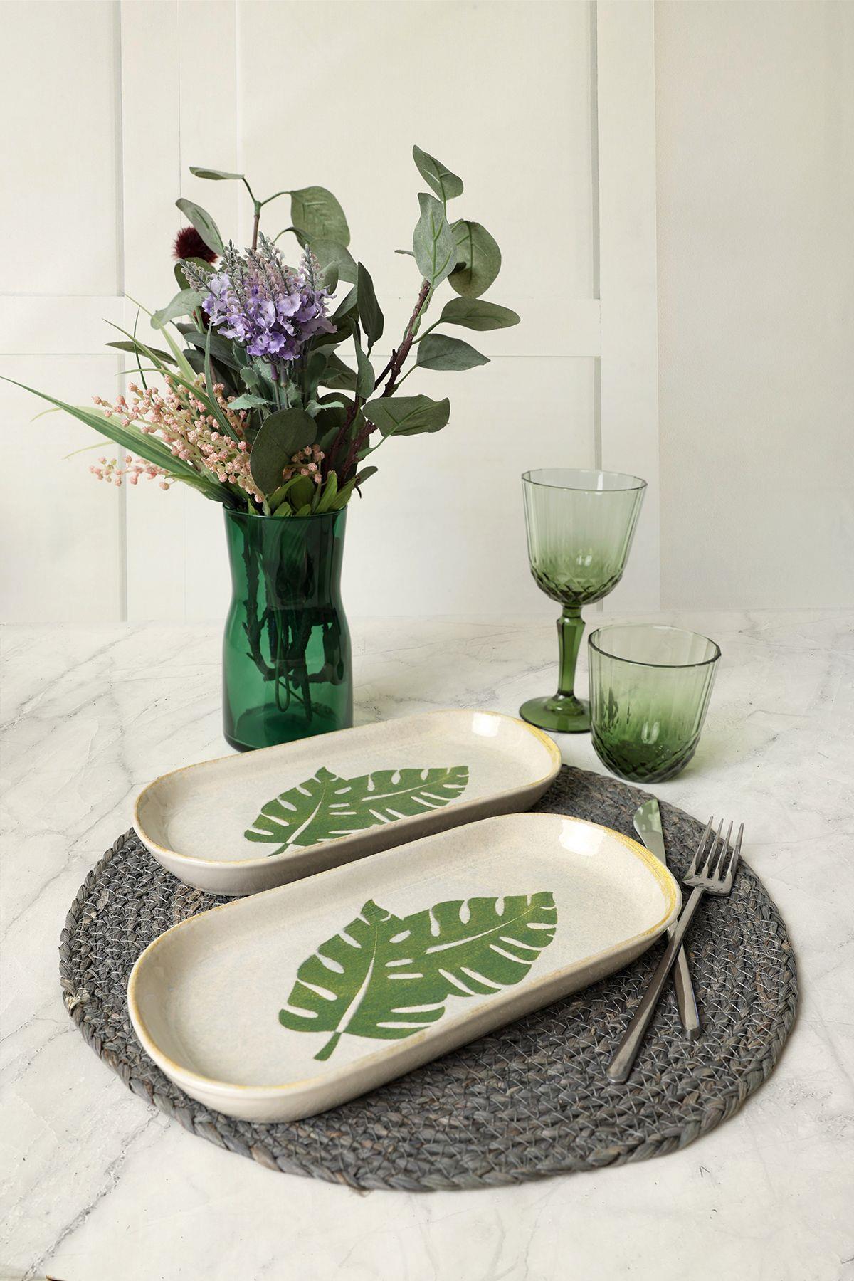 Forest Noyan Kayık Tabak 26 Cm 2 Adet 22727