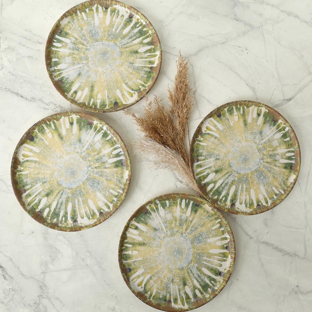 Green Ripple Nordıc Pasta Tabağı 22 Cm 4 Adet / 22896