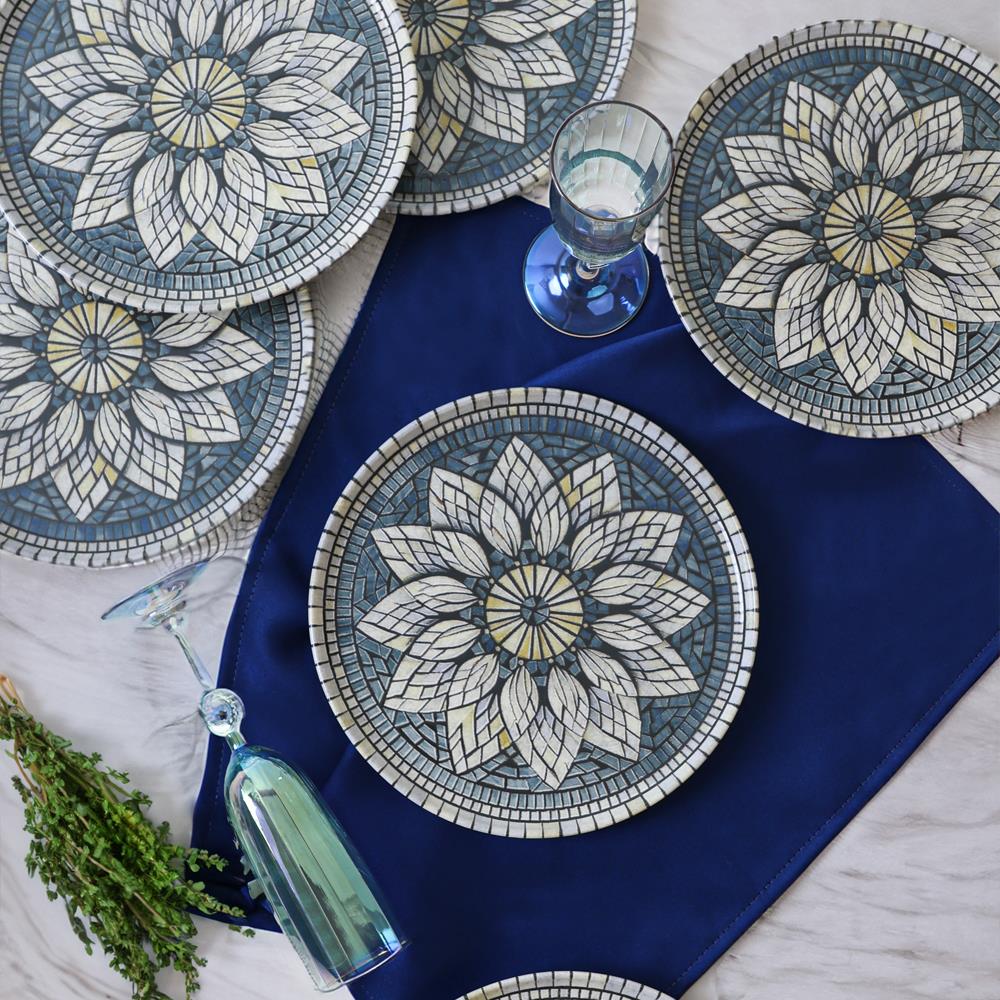 Keraart Mosaic Marvels Pasta Tabağı 22 cm 6 Adet 21619