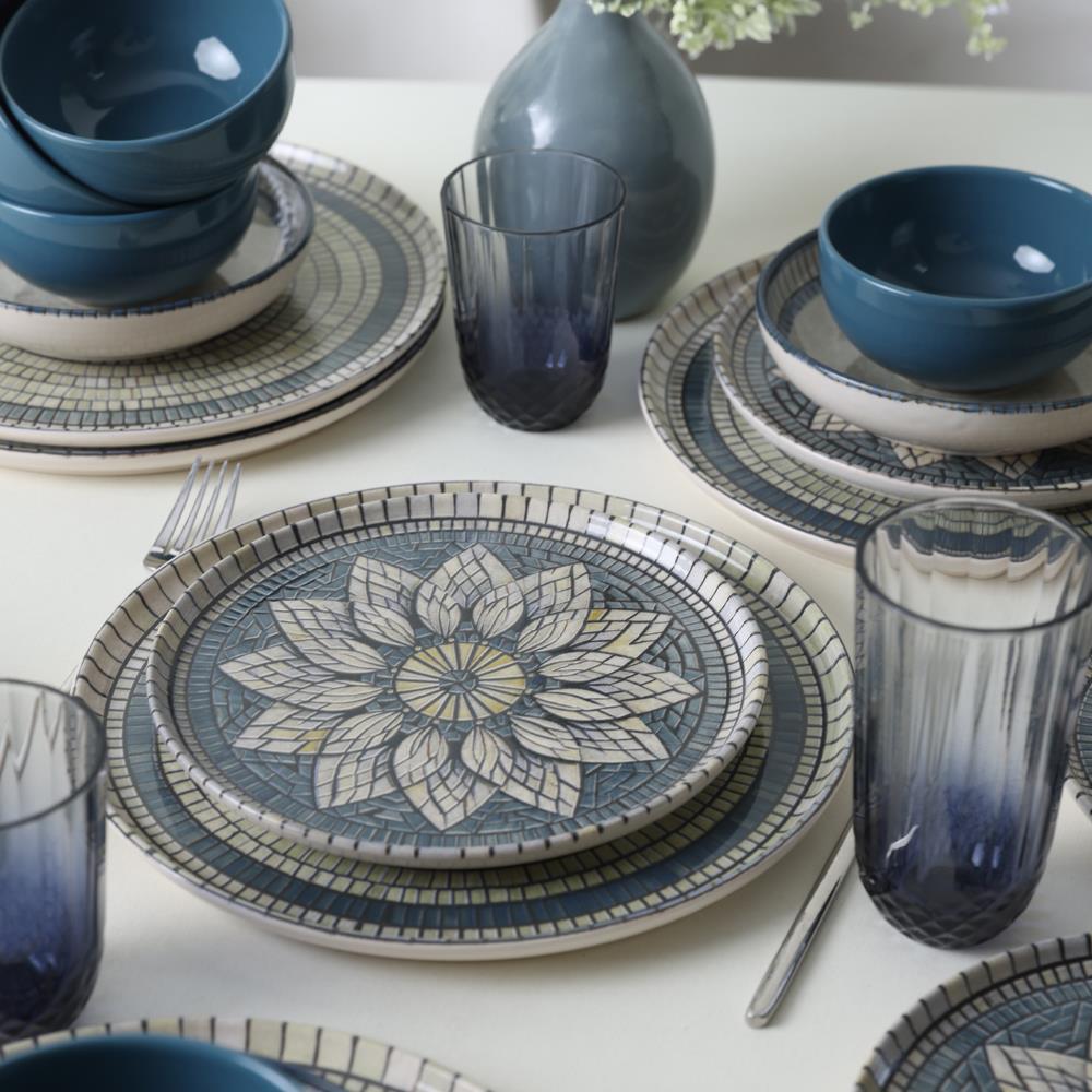 Keraart Mosaic Marvels Yemek Takımı 24 Parça 6 Kişilik 21619-20-21