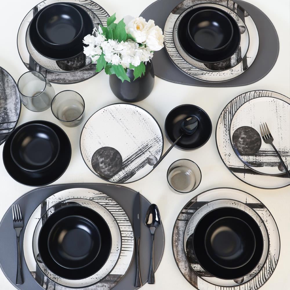 Keraart Shadowy Yemek Takımı 24 Parça 6 Kişilik 21783-84