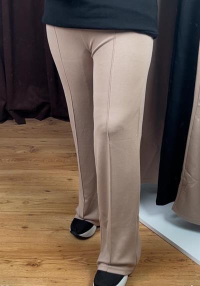 MARKA MODEL BELİ LASTİKLİ ÇİMALI PALAZZO TAŞ PANTOLON