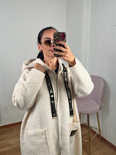 BUKLET KAPÜŞONLU TAŞ HIRKA KABAN