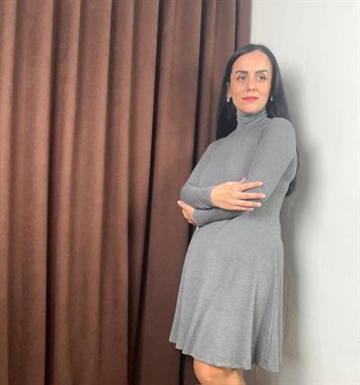 ÇİLEK TRİKO BALIKÇI YAKA GRİ ELBİSE