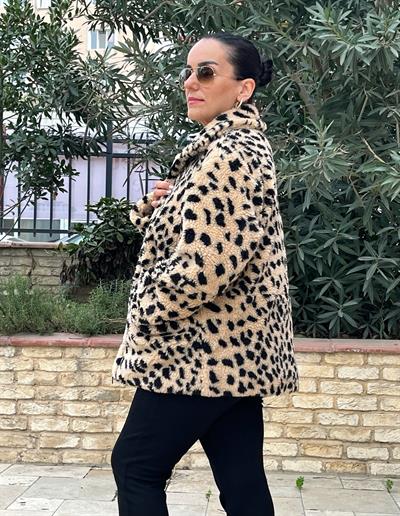 FERMUARLI ASTARLI LEOPAR YUMOŞ MONT