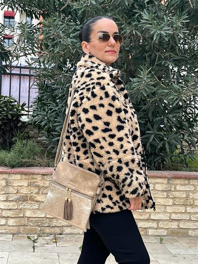 FERMUARLI ASTARLI LEOPAR YUMOŞ MONT