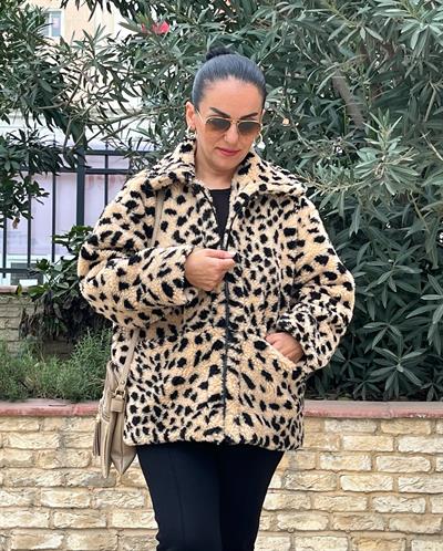 FERMUARLI ASTARLI LEOPAR YUMOŞ MONT