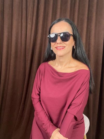 MODAL DÜŞÜK OMUZ BORDO ETEK BLUZ TAKIM