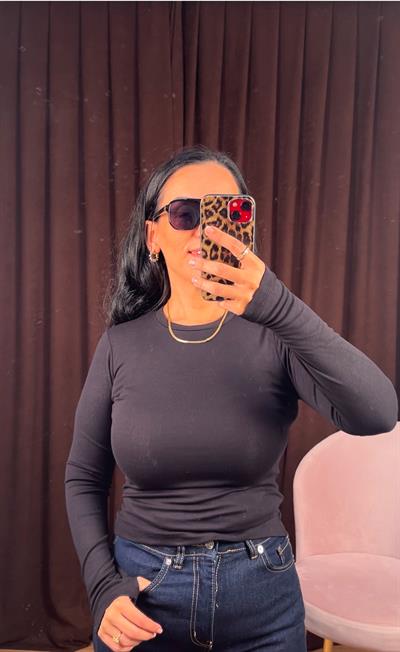 PARMAK GEÇMELİ SİYAH BODY