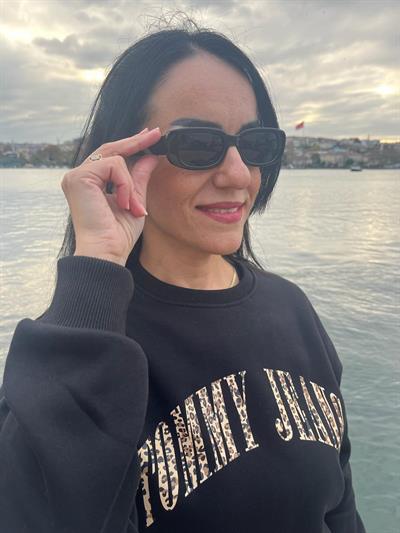 LEOPAR MARKA BASKILI SİYAH SWEATSHİRT