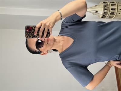 V YAKA OYSH KUMAŞ İNDİGO İKİLİ TAKIM