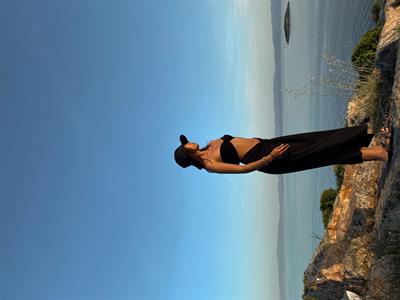 Elia Siyah Büzgülü Pareo Etek & Crop Üstü Takım