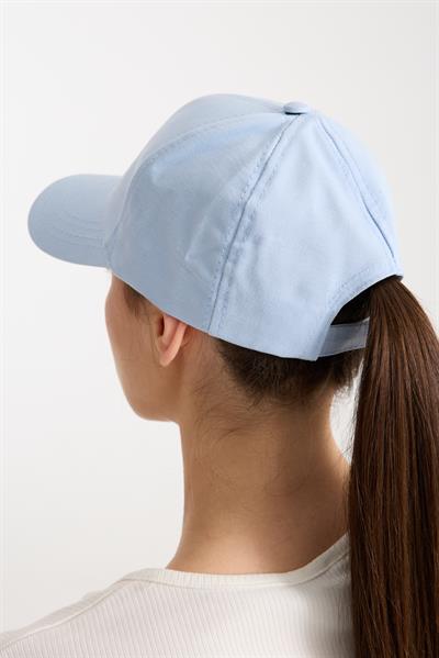 Kadın Bebe Mavisi Basic Arkası Cırtlı Ayarlanabilir Beyzbol Şapka