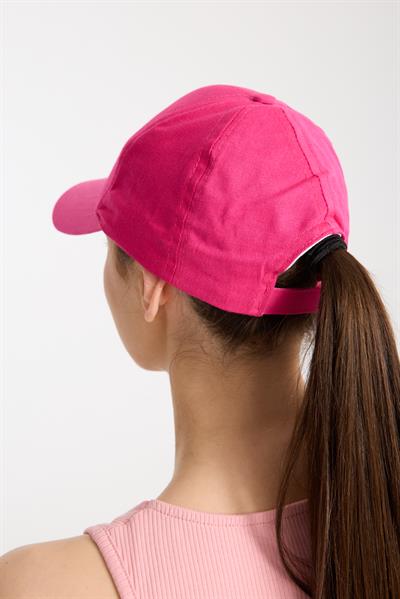 Kadın Fuşya Basic Arkası Cırtlı Ayarlanabilir Beyzbol Şapka