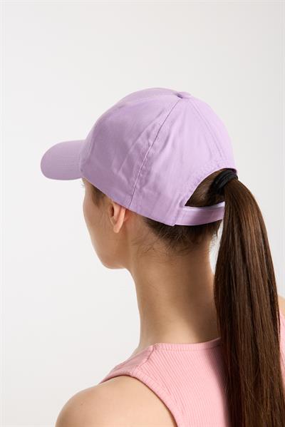 Kadın Lila Basic Arkası Cırtlı Ayarlanabilir Beyzbol Şapka
