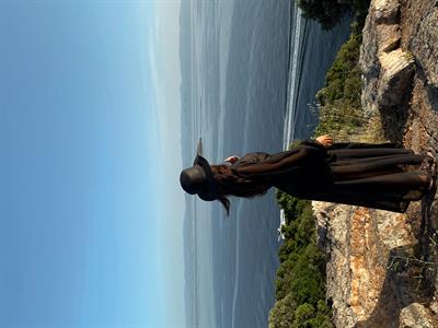 LİYA - Siyah Şifon Plaj Kimono & Pareo