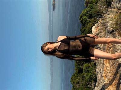 LUNYA Kadın Siyah Tek Kollu Transparan Pareo