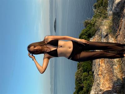 SOREA Siyah Transparan Pantolon Pareo