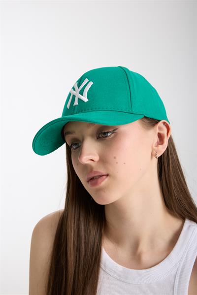 Kadın Yeşil NY Logolu Spor Şapka – New York Tarzı