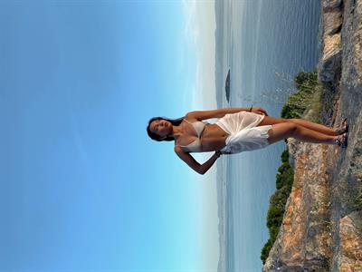 VELA Beyaz Bağlamalı Plaj Pareosu