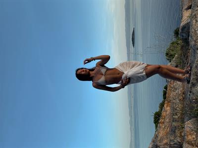 VELA Beyaz Bağlamalı Plaj Pareosu