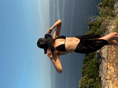 VELA Siyah Bağlamalı Plaj Pareosu