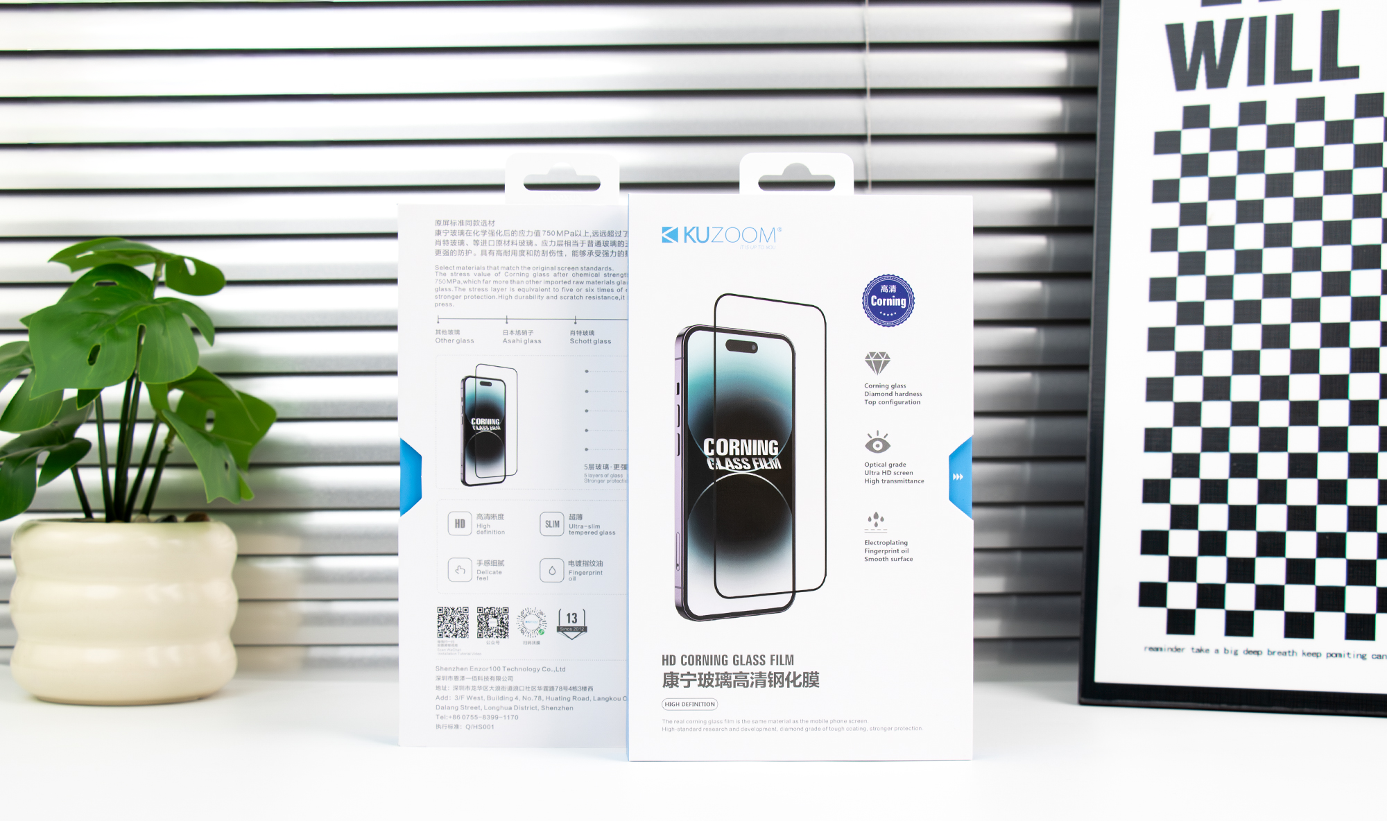 HD Corning iPhone 16/15/14Pro Cam Ekran Koruyucu