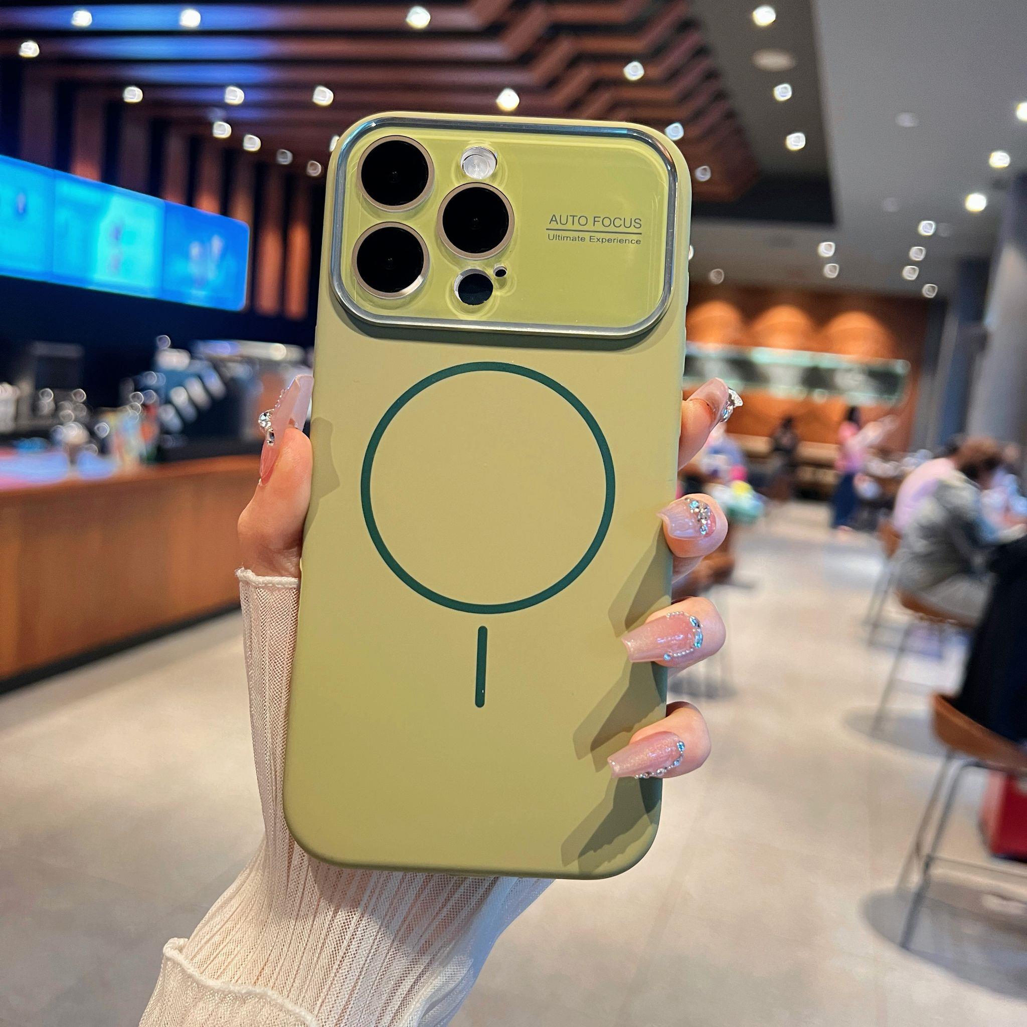 iPhone 13 / 14 Uyumlu MagSafe Özellikli Kamera Lens Koruyuculu Behind Telefon Kılıfı