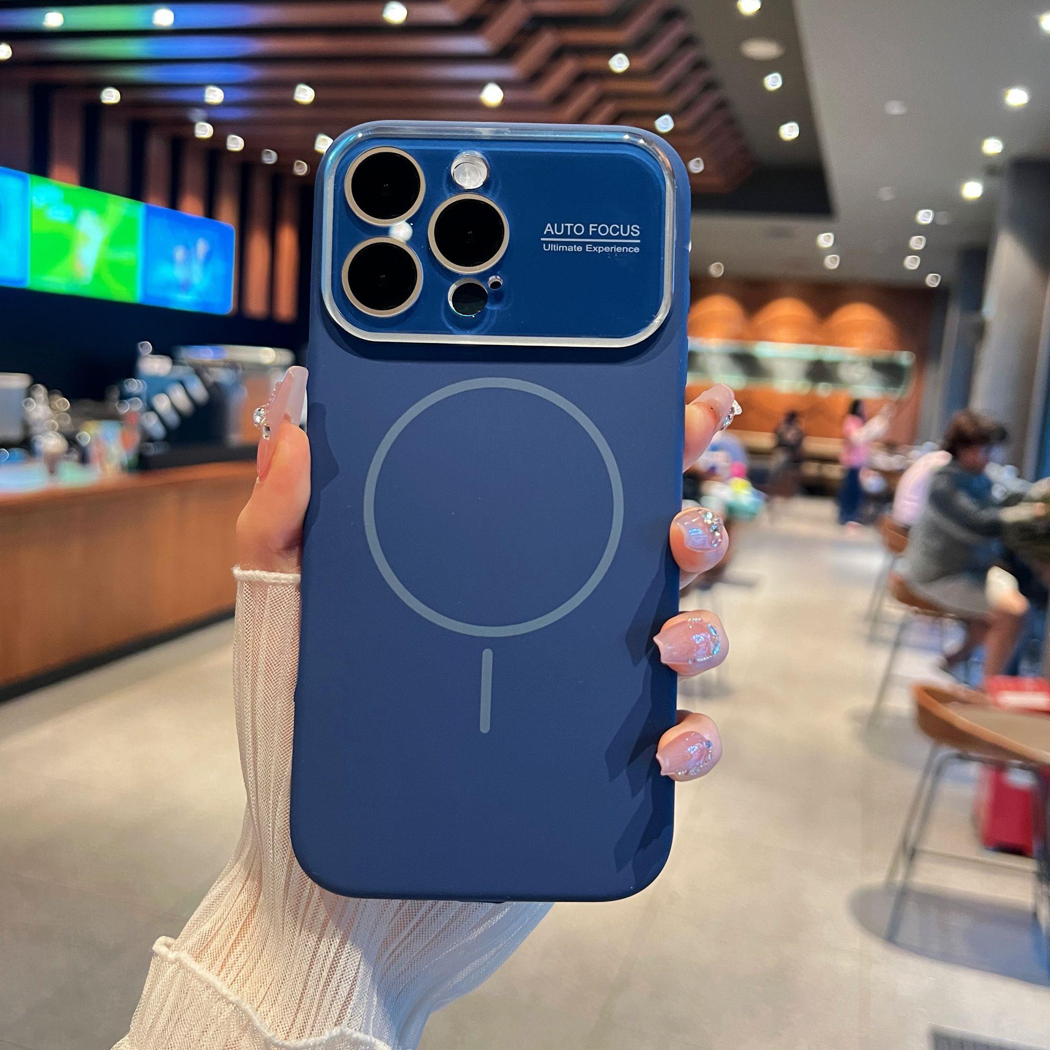 iPhone 15 Uyumlu MagSafe Özellikli Kamera Lens Koruyuculu Behind Telefon Kılıfı