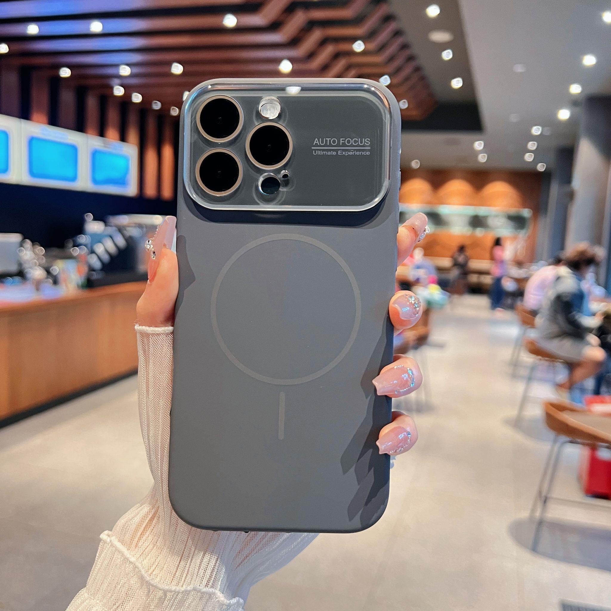 iPhone 16 Pro Max Uyumlu MagSafe Özellikli Kamera Lens Koruyuculu Behind Telefon Kılıfı