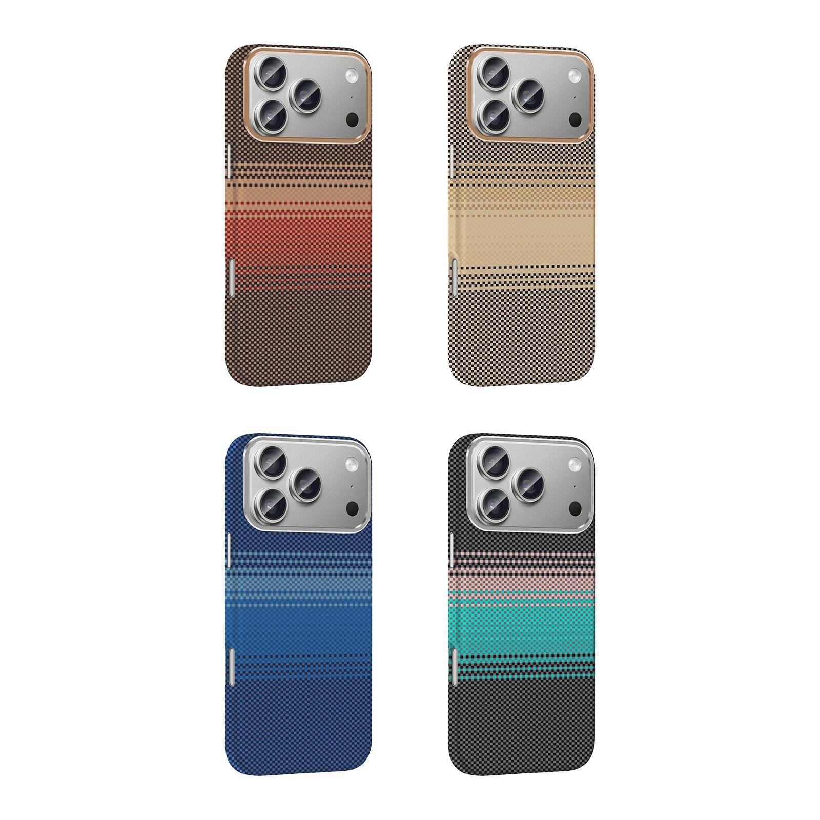 iPhone 17 Pro Max Uyumlu MagSafe Özellikli Desenli Sert Power Kılıf