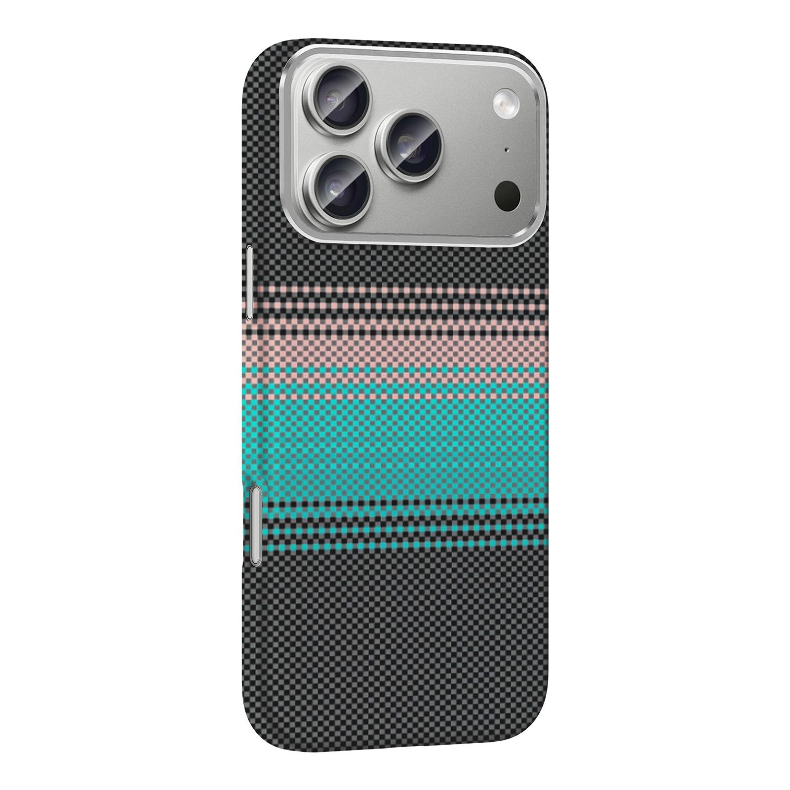 iPhone 17 Pro Uyumlu MagSafe Özellikli Desenli Sert Power Kılıf