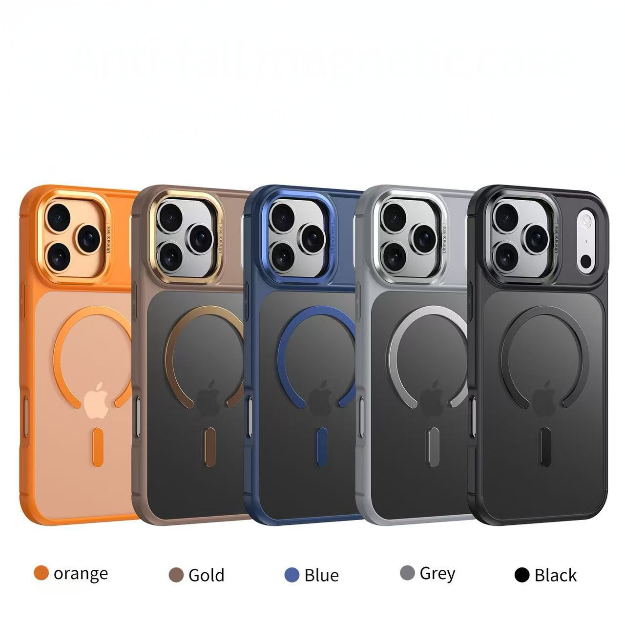 iPhone 17 Pro Uyumlu MagSafe Özellikli Runo Silikon Kılıf