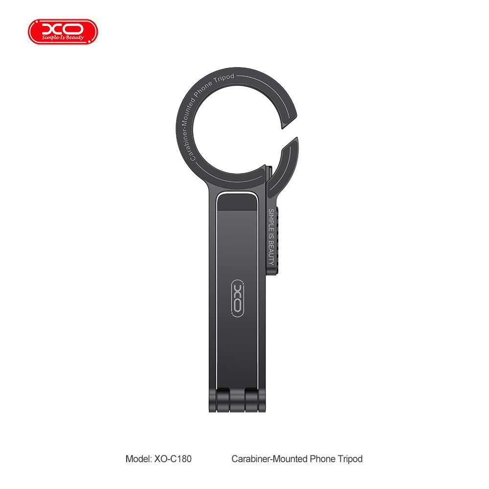 C180 Karabina Montajlı 360° Dönebilen Telefon Tripod'u.