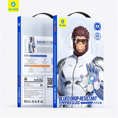BLUEO BLUEO İPHONE DUO DROP-RESISTANT TEMPERED GLASS
