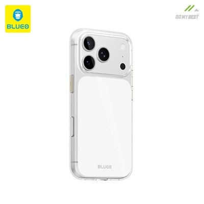 BLUEO iPhone 17 Pro Uyumlu Crystal Drop Resistant Phone Case