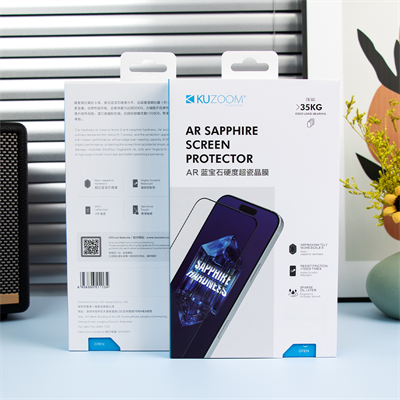 KUZOOM iPhone 17 Pro Uyumlu AR Sapphire Cam Ekran Koruyucu