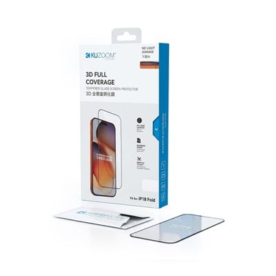 KUZOOM iPhone Duo Uyumlu 3D Full Coverage Cam Ekran Koruyucu