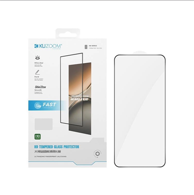 KUZOOM Samsung Flip8 HD 9D Parmak İzine Dayanıklı Temperli Cam Ekran Koruyucu
