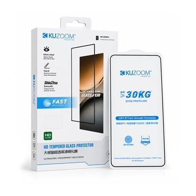 KUZOOM Samsung S25 Ultra HD 9D Parmak İzine Dayanıklı Temperli Cam Ekran Koruyucu