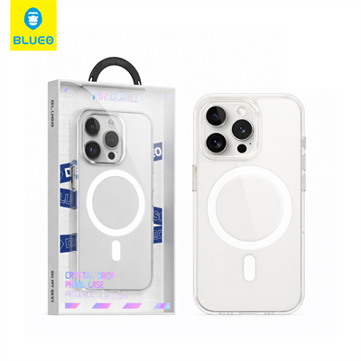 MOPAL B Crystal Drop Resistance iPhone 16 Pro Max Uyumlu Parmak izi Bırakmayan MagSafe Kılıf