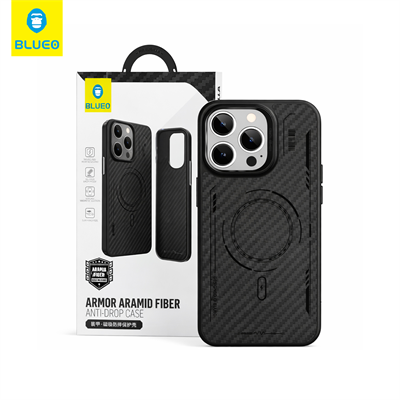 MOPAL Punk Armor Aramid Fiber Anti-drop Magsafe Kılıf Iphone 14 Pro Max