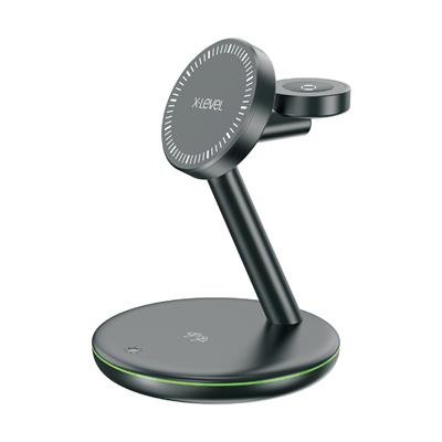 X-LEVELXC4053 MagSafe Uyumlu Kablosuz Wireless iPhone Airpods Apple Watch Şarj Aleti Ev Ofis Telefon Standı