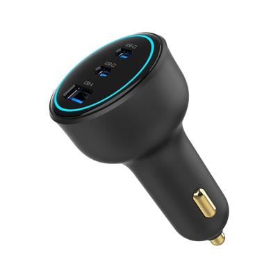X-LEVELXC4054 138W QC 3.0 PD Fast Hızlı Çift USB-C / TYPE-C USB-A 3 Çıkışlı Araç içi Çakmaklık Şarj Aleti