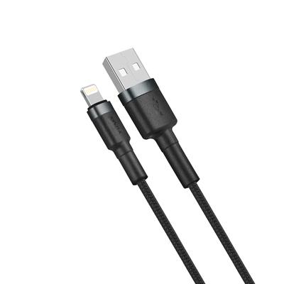 X-LEVELXCC8703 27W 3.3A Hızlı Fast USB-A to Lightning 1.2 Metre Hasır Data Şarj Veri Kablosu