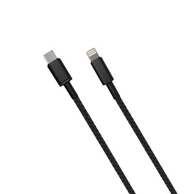 X-LEVELXCC8911 27W 3A QC 3.0 Hızlı Fast USB-C / TYPE-C to Lightning 1.2 Metre Hasır Data Şarj Veri Kablosu