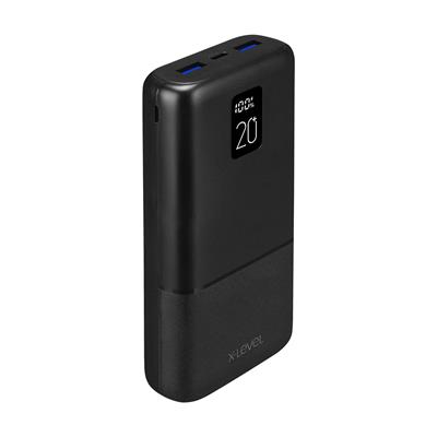 X-LEVELXP2255 20W QC PD Çift USB-A USB-C TYPE-C 3 Çıkışlı 20000 Mah Taşınabilir Şarj Aleti Powerbank