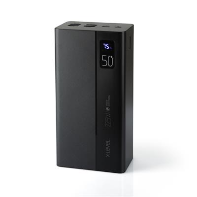 X-LEVELXP2265 20W QC PD 4 USB-A USB-C TYPE-C 5 Çıkışlı Ekranlı 50000 Mah Taşınabilir Şarj Aleti Powerbank