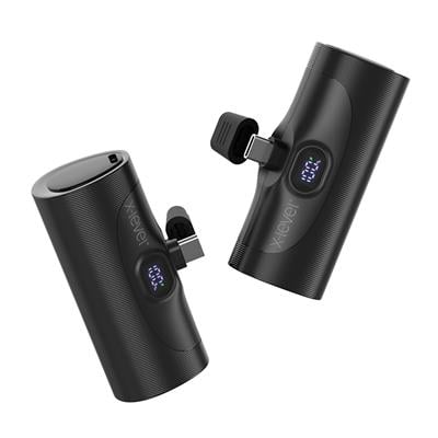 X-LEVELXP2304 20W PD Fast Hızlı USB-C / TYPE-C Soketli Yatay Stand Özellikli Ekranlı Mini Kompakt 5000 Mah Taşınabilir Şarj Aleti Powerbank